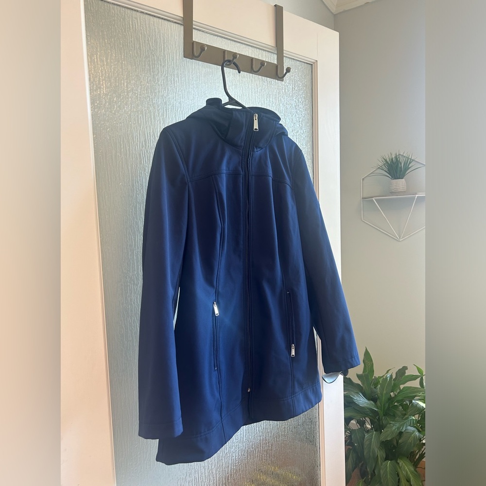 Andrew Marc Water Repellent Hooded Jacket - Picture 3 of 14